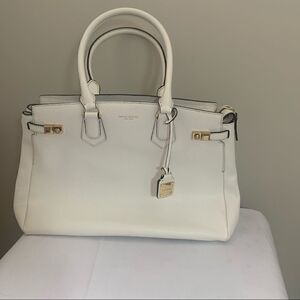 Henri Bendel Carlyle Satchel - White